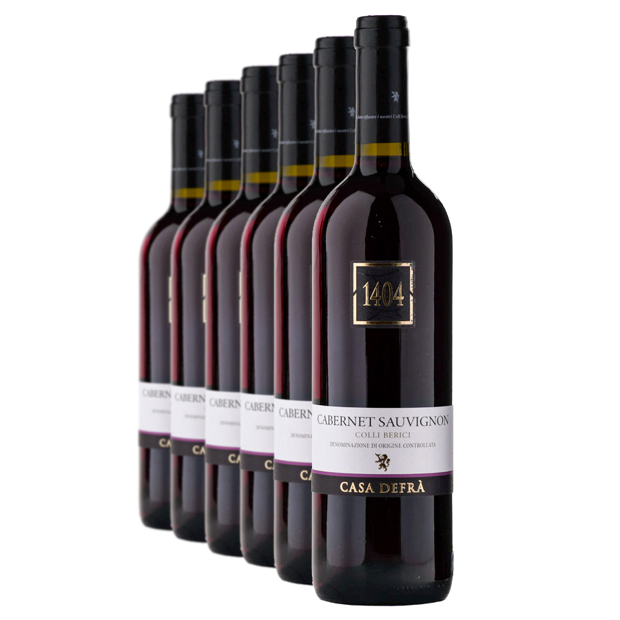 Confezione da 6 Cabernet Sauvignon Colli Berici DOC – Casa Defrà